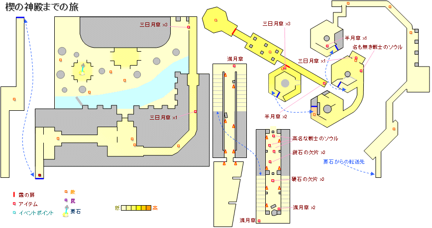 Demon's SoulsifY\Ej̞̐_a܂ł̗̃}bv