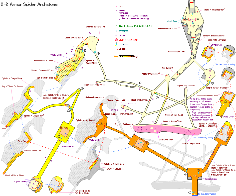 [2-2]Armor Spider Archstone's map